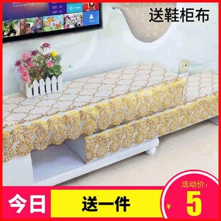 速发电视柜台柜防水茶几垫厅头布盖布鞋柜罩餐桌布客床欧式