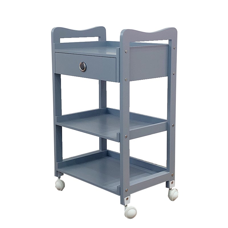 速发压缩实o木板工具车木推层三车抽屉院美甲美发纹绣推车