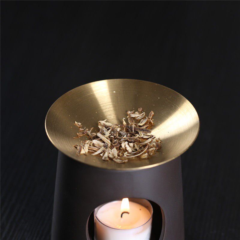 速发陶瓷加热熏香炉家用会所精油沉香粉块香熏灯檀香提香扩香器