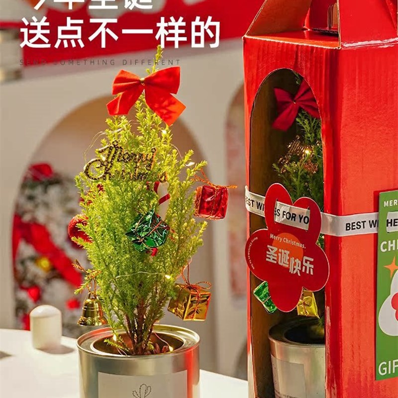 速发圣诞节礼物送生男生朋友闺蜜创意装饰实用儿童202圣诞树平安