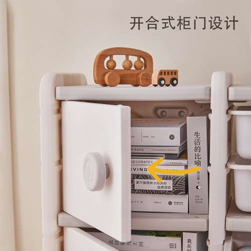 速发儿童玩具收纳架多层抽屉式收纳柜置物柜宝宝家用塑料储物柜大