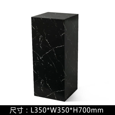 速发?客厅摆件落地基座酒店会所术品展示抽奢座理石底大台轻象摆