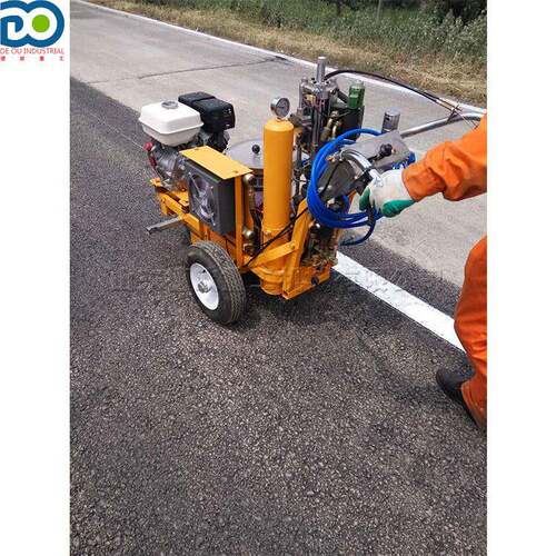 速公路热熔划线机车间小区路面画线机道路施工标线工具沥青