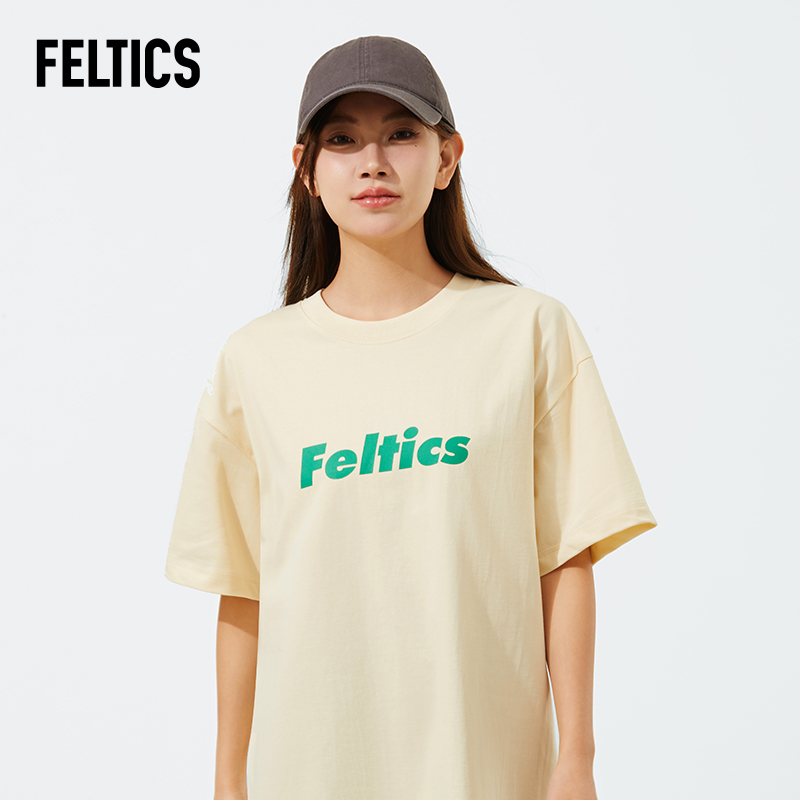 FELTICS短袖重磅潮牌男士纯棉T恤