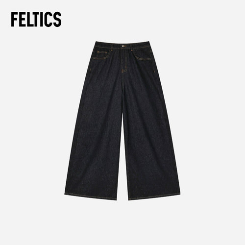 FELTICS秋季宽松拖地裤