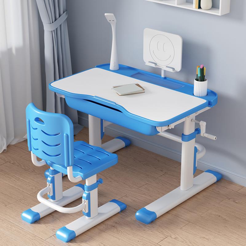 作业书桌家用儿童学习桌小学生简约写字小孩课桌椅可升降桌子套装