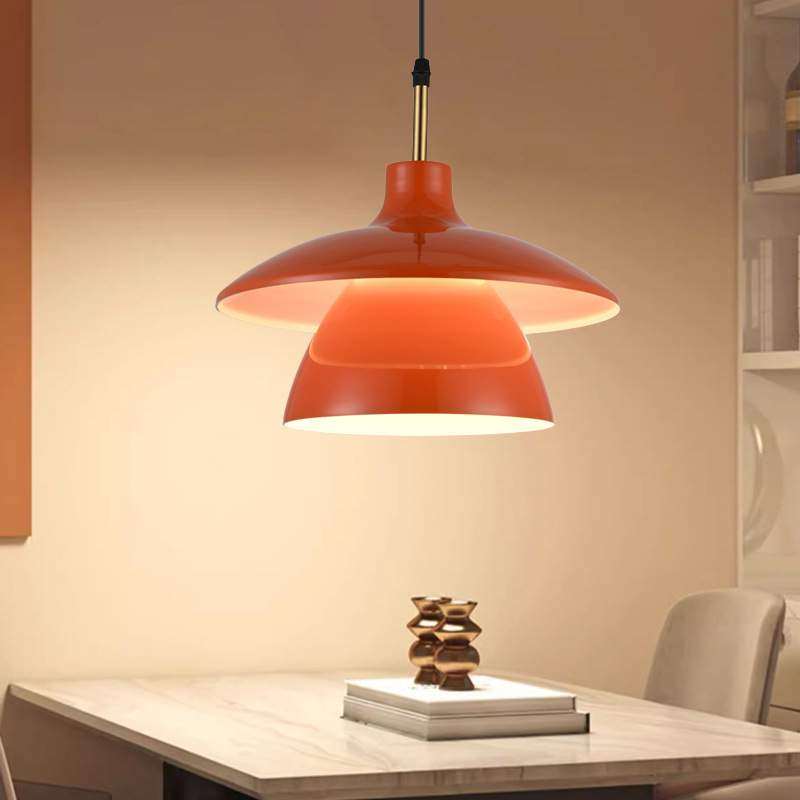 北欧飞碟吊灯现代简约餐厅吊灯咖啡厅火锅店餐桌灯创意奶油风吊灯,纺织面料/辅料/配套,纺织机械配件,淘宝优惠券,粉丝福利购,淘宝优惠卷