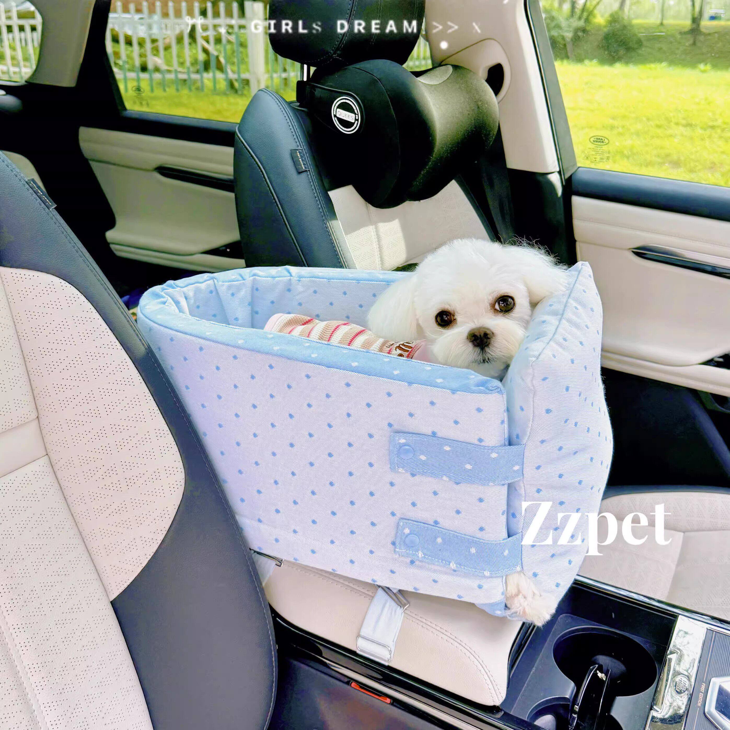 狗狗车载笼宠物外出便携式中控车载包猫狗通用小型犬泰迪比熊博美