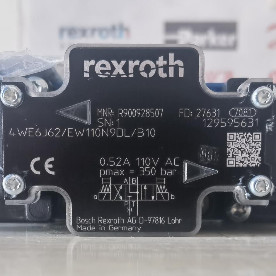 R900928507  4WE6J62/EW110N9DL/B10 # Rexroth//力士乐