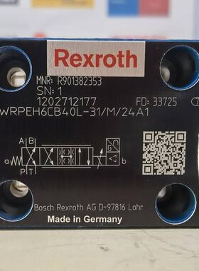 R901382353  4WRPEH6CB40L-31/M/24A1 # Rexroth//力士乐