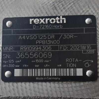 R910994306  A4VSO125DR/30R-PPB13N00 # Rexroth//力士乐