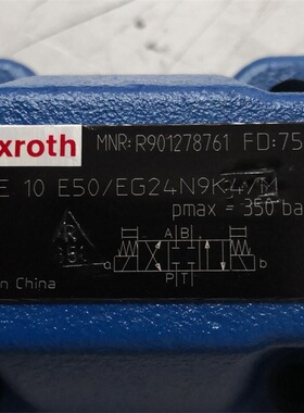 R901278761  4WE10E50/EG24N9K4/M # Rexroth//力士乐