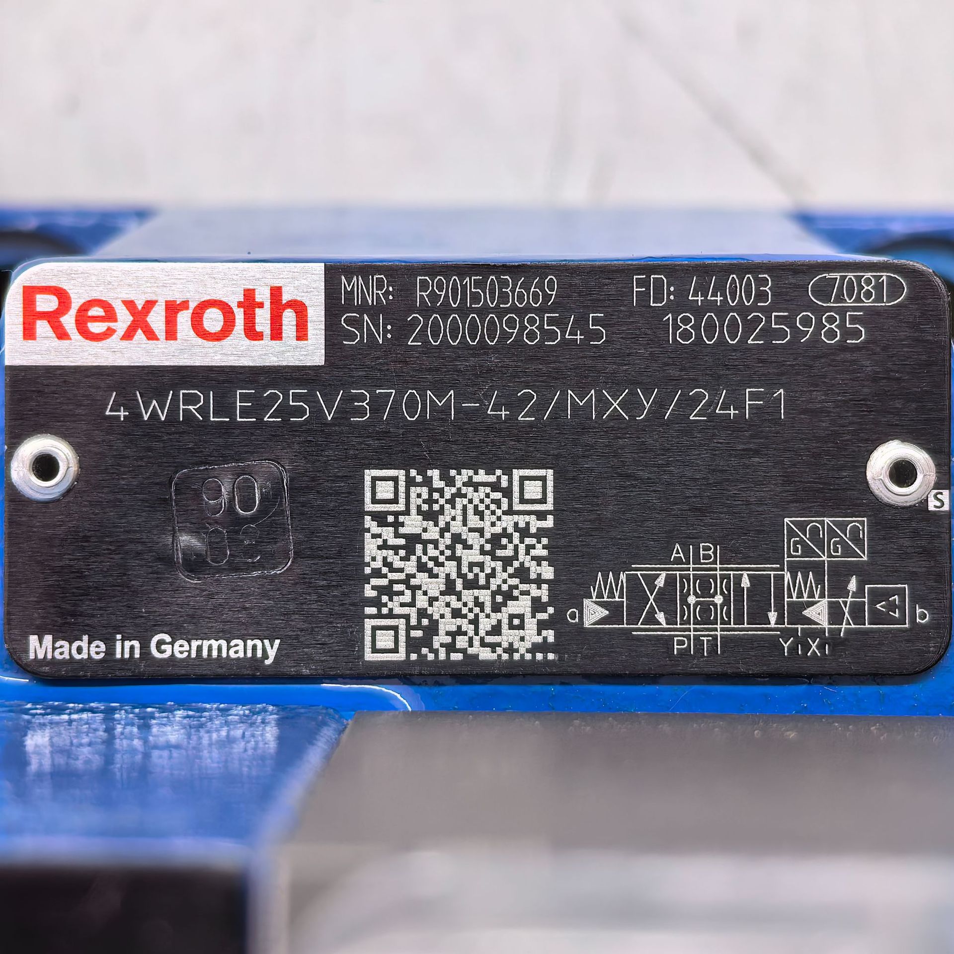 R901503669  4WRLE25V370M-42/MXY/24F1 # Rexroth//力士乐