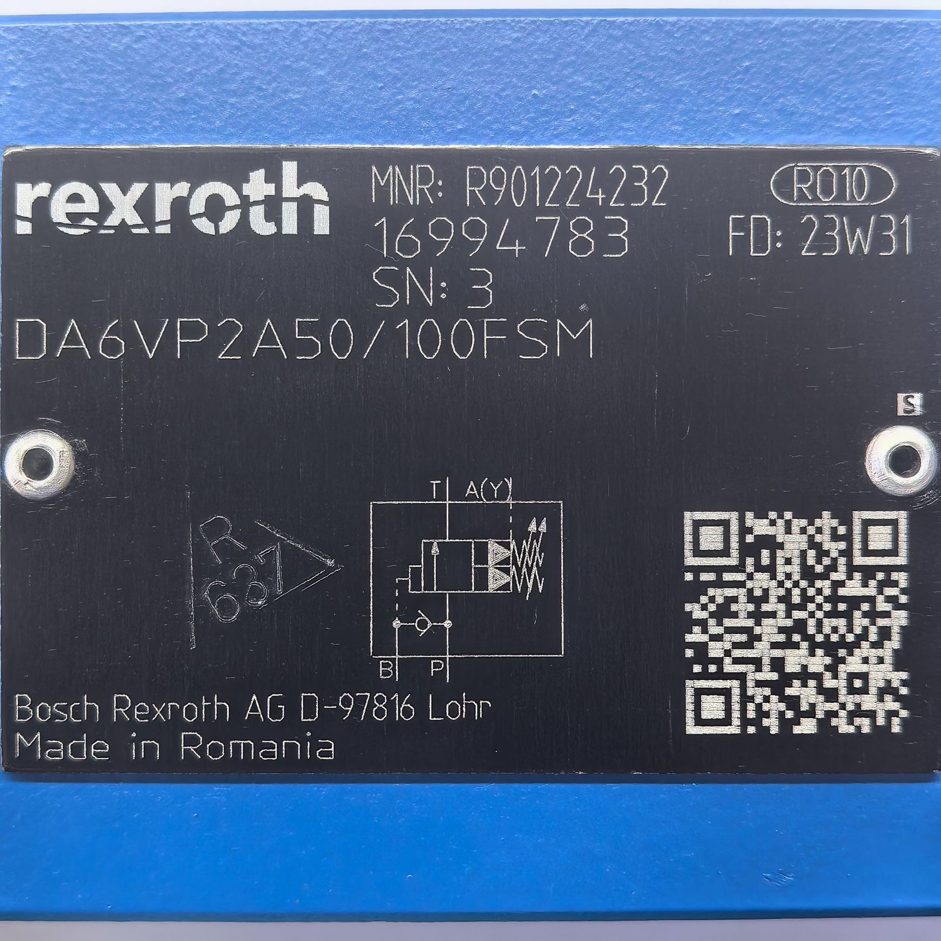 R901224232  DA6VP2A50/100FSM # Rexroth//力士乐