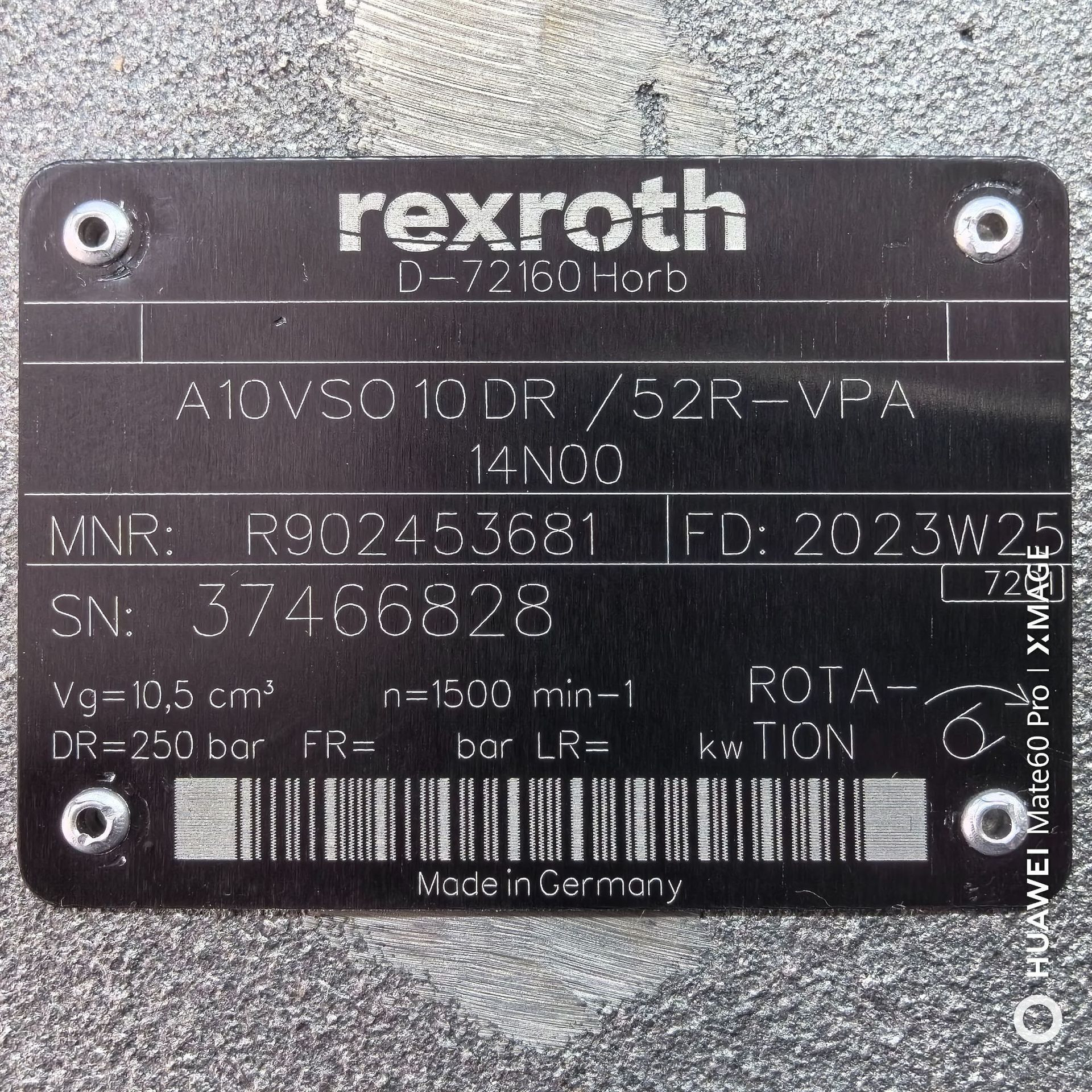 R902453681  A10VSO10DR/52R-VPA14N00 # Rexroth//力士乐