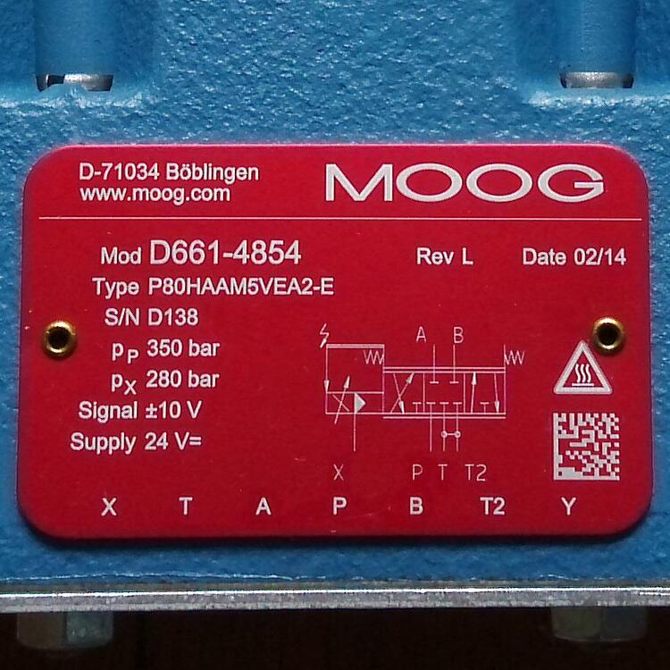 D661-4854 P80HAAM5VEA2-E # MOOG//穆格，比例伺服阀