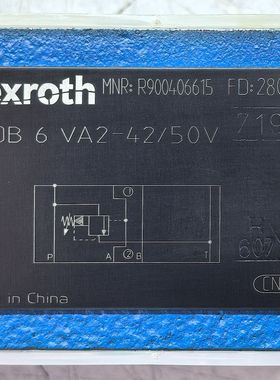 R900406615  ZDB6VA2-42/50V # Rexroth//力士乐，液压阀