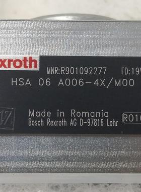 R901092277  HSA06A006-4X/M00 # Rexroth//力士乐