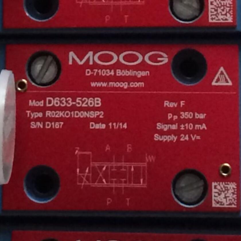 D633-526B R02KO1D0NSP2 # MOOG//穆格，比例伺服阀
