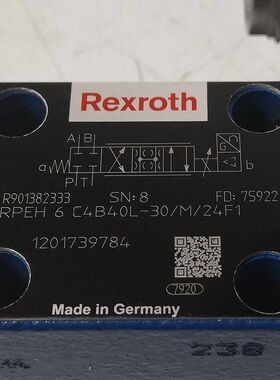 R901382333  4WRPEH6C4B40L-30/M/24F1 Rexroth//力士乐比例阀