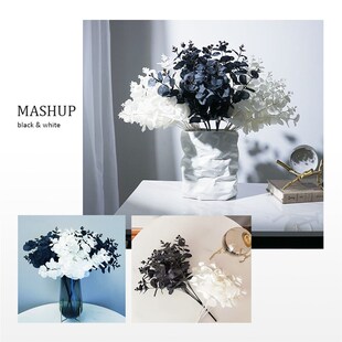 Leaves Eucalyptus White Arr Artificial Flowers Silk 极速1PCS