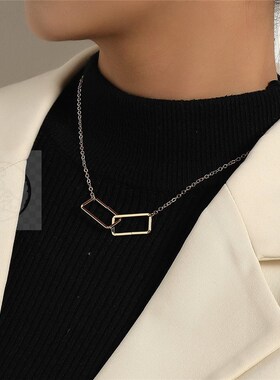 好货。Jewelry industrial style three-dimensional geometric B