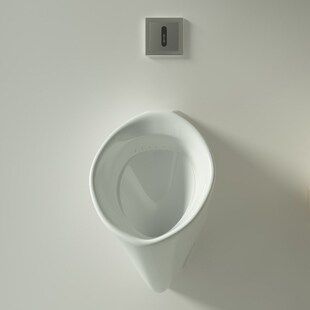 黑色小便斗自动感应器挂墙式 S228一体f式 男陶瓷智能小便池家用壁