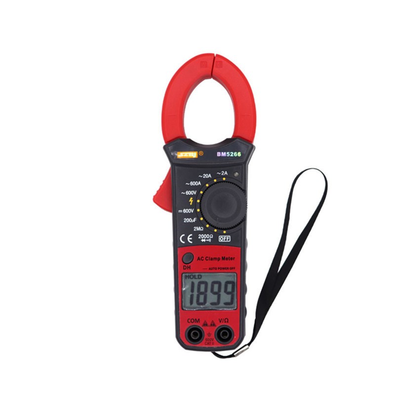 滨江BM5266钳形表多用表数字交流G电流表钳表电容钳流表火线辨别