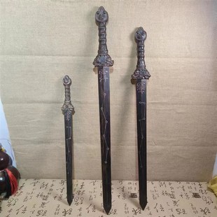 肥城桃木一体剑天师龙虎七星剑法器张天师剑五雷号令法剑