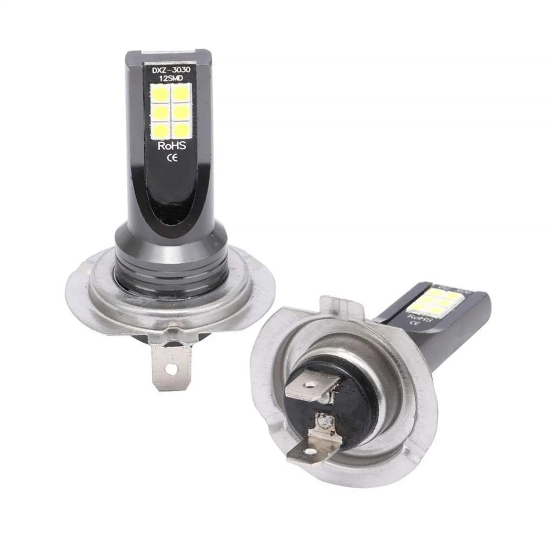 汽车前防雾灯3030-12LED DC12V-24V 24W灯LED灯泡H3H7H8H11灯泡