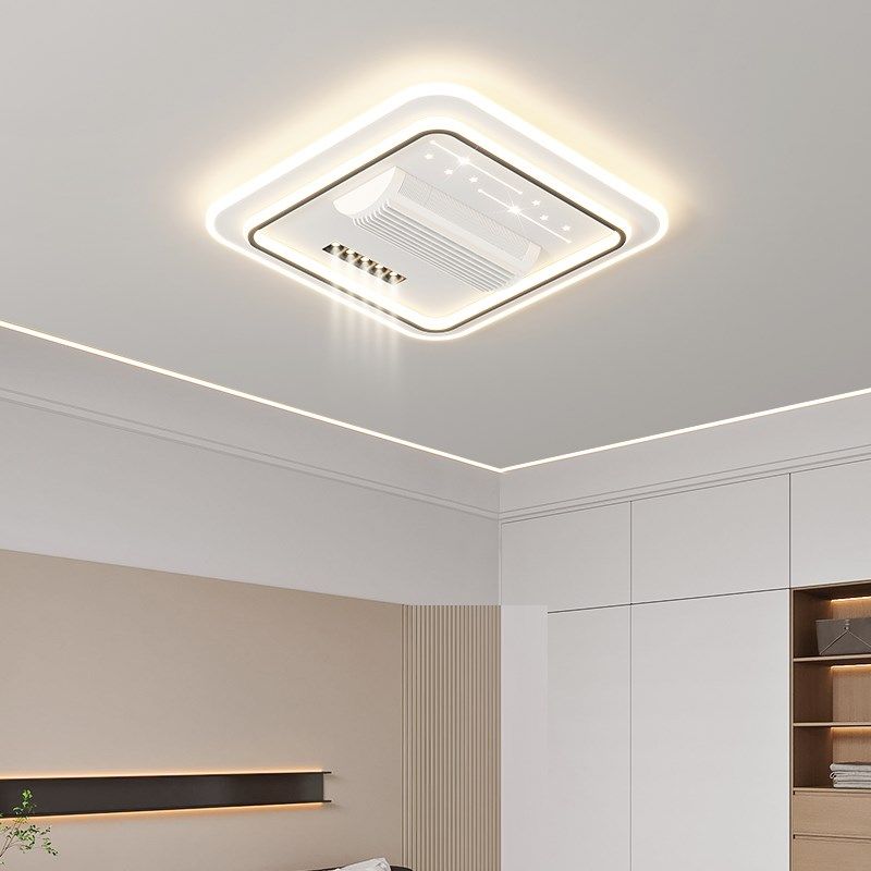 无叶风扇灯客厅吸顶灯2025新款全光谱主卧室创意变频智能全屋套餐,家装灯饰光源,风扇灯,淘宝优惠券,粉丝福利购,淘宝优惠卷