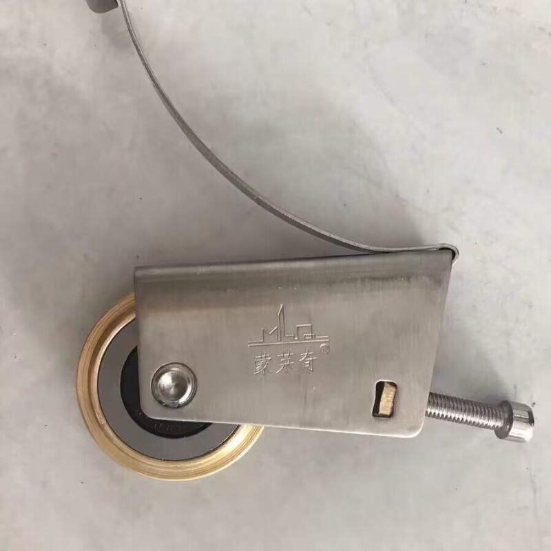 衣柜推拉门滑轮凹凸不锈钢铜轮浴室玻璃移门轨道上下滚轮吊轮配件