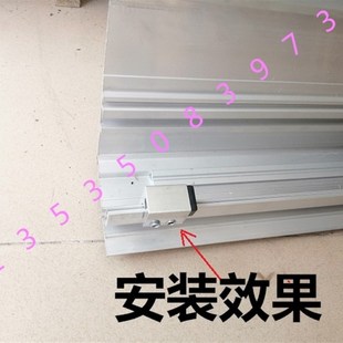 es200感应门滑轮多玛kag自动门导轨dorma电动门铝轨90玻璃门轨道