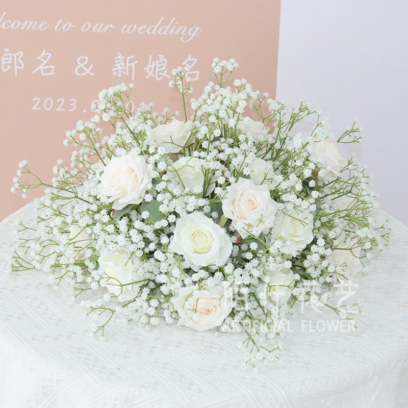 假花客厅电视柜摆设餐桌花摆花空调柜机顶满天星桌花摆放仿真花艺,家居饰品,仿真花/假花,淘宝优惠券,粉丝福利购,淘宝优惠卷