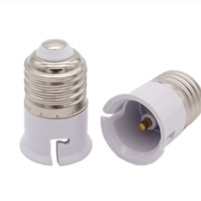 卡口转螺口B22转换灯头E14转E27E40螺旋灯口转换器加长灯头座