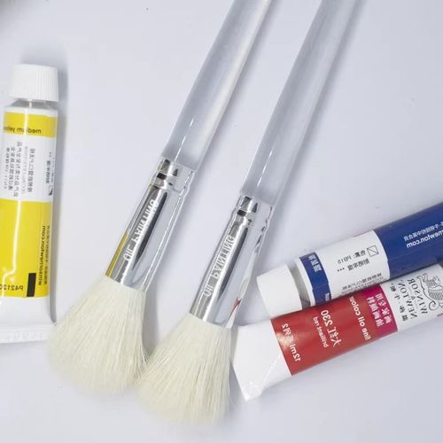 油画专用晕染画笔丙烯打底刷优质软羊毛水彩水粉打底补色绘画工具