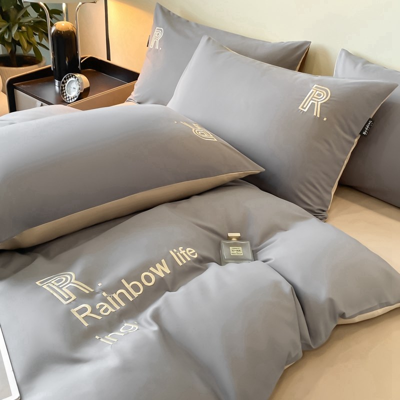 双人被子一整套四件套枕芯被芯床上用品I全套七八件被褥套装学生