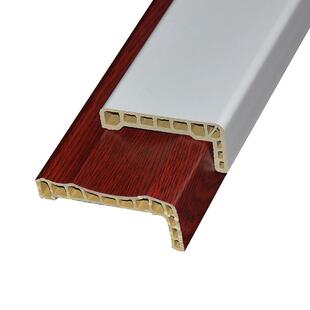 木塑7字门套线窗套线门框装饰线条生态木边框线包边线墙板腰线