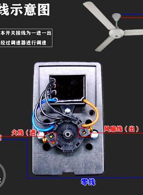 通用吊扇调速器5档开关调速器各种品牌吊扇通用开关控制器