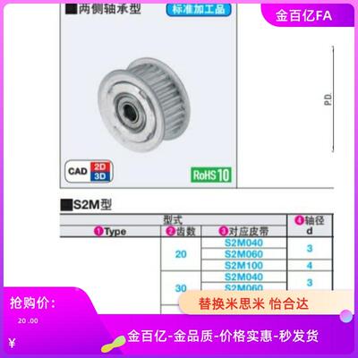 C-AHTFW25-S3M100/S2M150/300/8/10/12AHTF14同步轮BHTFW20/S8m30