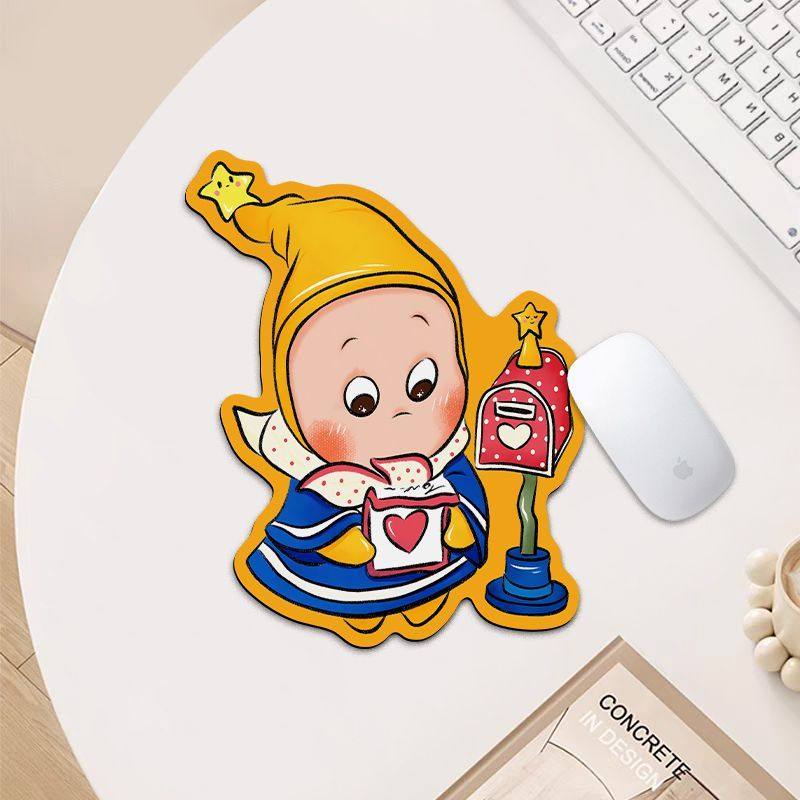 星星人异形鼠标垫高颜值书桌垫