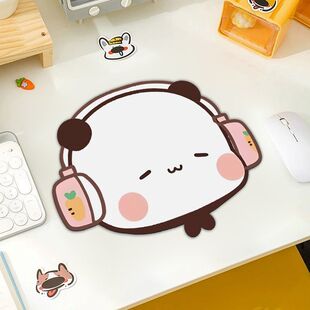 一二布布动画Q版鼠标垫高颜值小号高颜值耐磨办公室键盘垫可水洗