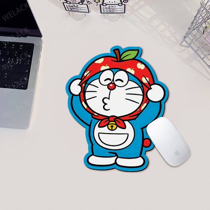 水果头巾哆啦A梦极简鼠标垫抽象异形鼠标垫电脑专用便携垫可水洗