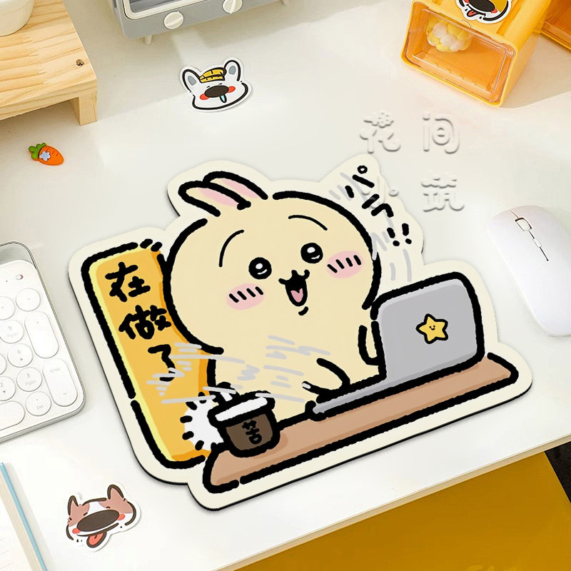 乌萨奇鼠标垫可爱办公便携滑鼠垫桌垫吸水防滑杯垫家用餐桌垫软垫