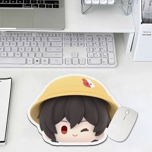 时空中的绘旅人异形鼠标垫高颜值女生加厚书桌垫笔记本便携滑鼠垫