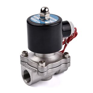 2W常闭不锈钢电磁阀水阀 220V24V 气阀一寸二寸4分dn50 dn25