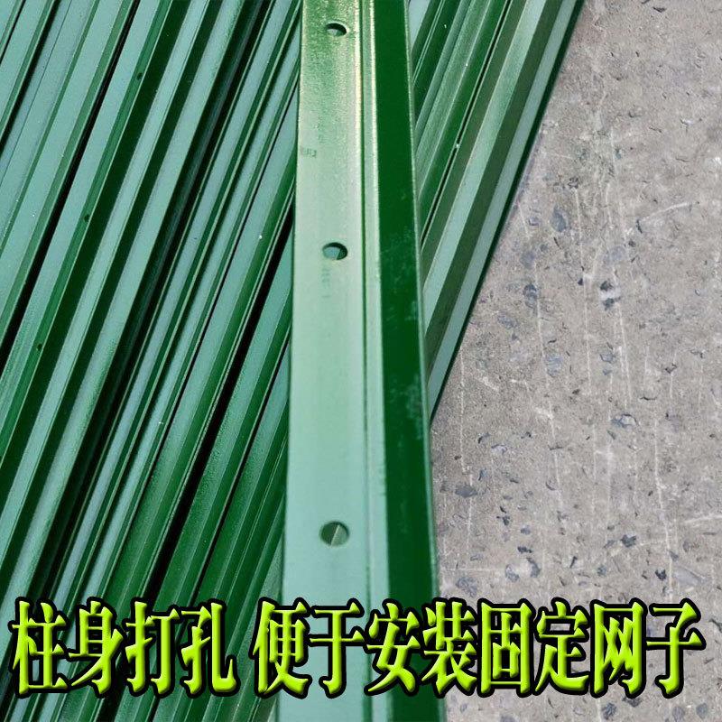 牛栏网柱子荷兰网护栏网圈地围栏y型实心尖头铁丝网图片