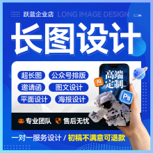 长图设计公众号排版单页海报宣传旅游落地页详情页一图读懂代制作