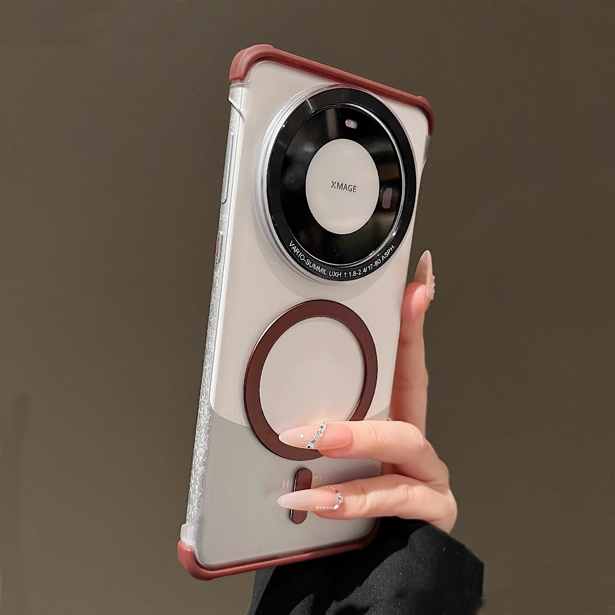 磁吸无边框适用于华为mate70pro手机壳简约高级感mate60pro+超薄防摔硬壳大孔mate50女男新款mate40pro保护套