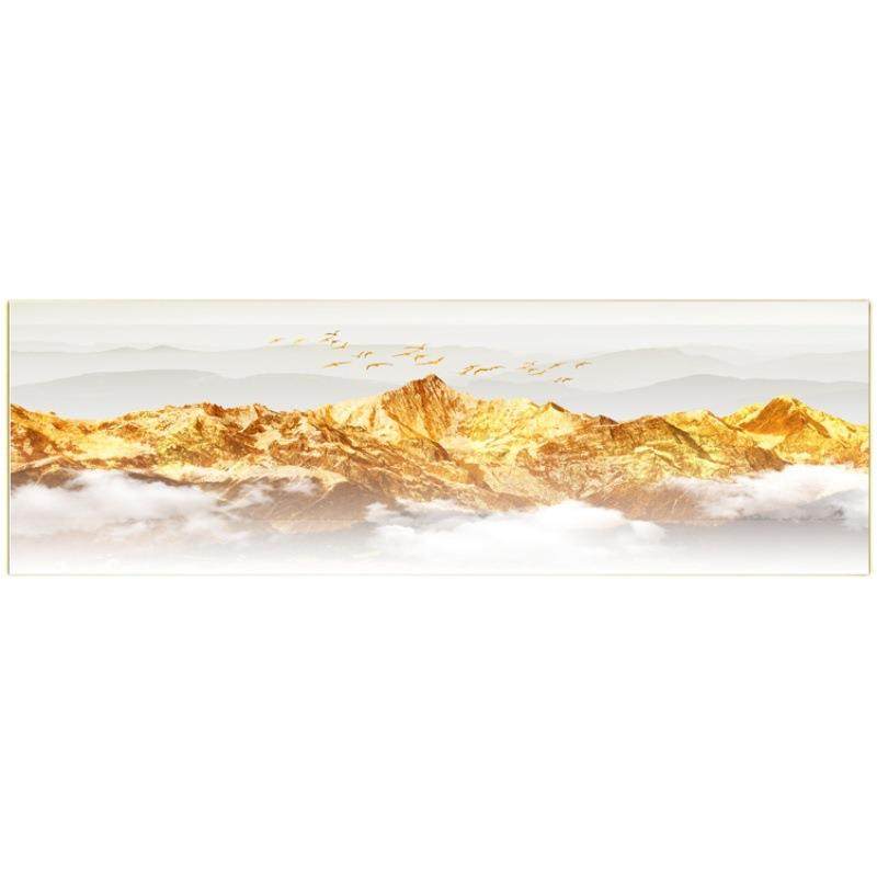 BK9K2023新款山水led装饰画新中式客厅壁画带灯画沙发背景墙